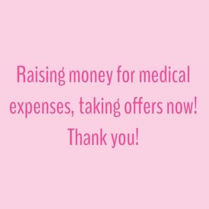 Taking offers to raise money for emergency.